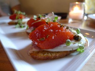 Smoked Salmon Crostini