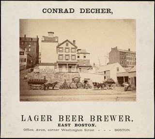 Conrad Decher, lager beer brewer, East Boston