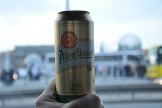 The famous (and delicious) Pilsner Urquell beer