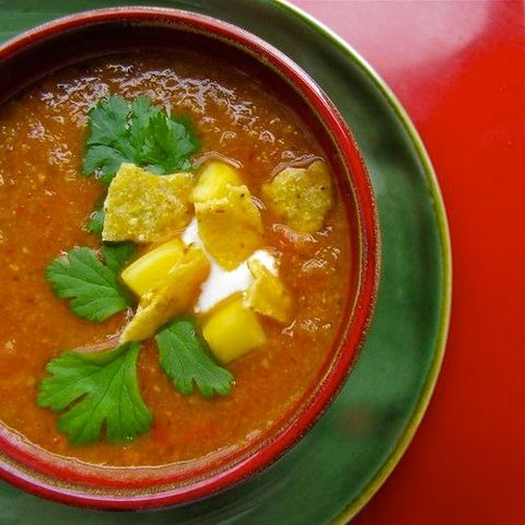 Black Bean and Tomato Soup