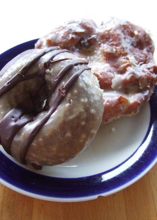 Chocolate Peanut Butter + Apple Fritter