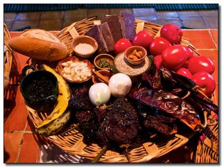 Ingredients for Mole Coloradito