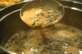 Ning's Masala Chai poured by Meng Hui - close-up