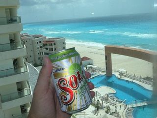 Sol beer with lime