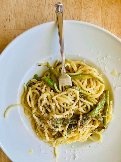 Spaghetti al limone with the gus