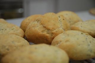 Julia's Potato and Rosemary Rolls close-up
