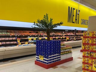 Mi Cristal Beer Display Fresco y Mas Miami