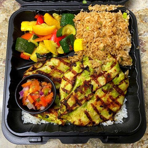 Dining Out - Take-Out From Sardi's Pollo A La Brasa Restaurant In Laurel Maryland - Churrasco De Pollo With Roasted Vegetables & Arroz Chaufa (November 2022)