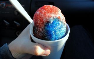 Cherry Watermelon Bubblegum Sno-cone from Kawaii Shaved Ice in Round Rock