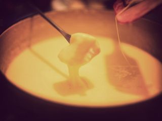... and the cheese fondue.