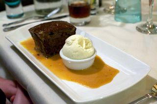 Dessert: Sticky toffee pudding
