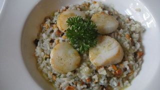 Arroz marinero de Mejillones y vieiras