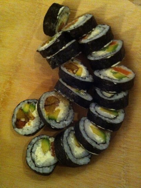 Sushi con tajada