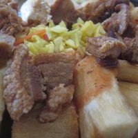 Yuca Con Chicharron