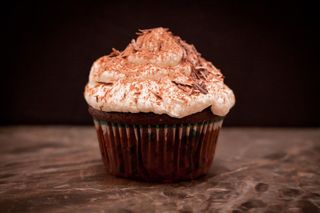 Guinness cupcakes with Bailey's whipped cream