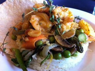 Vatapá and Basmati Rice