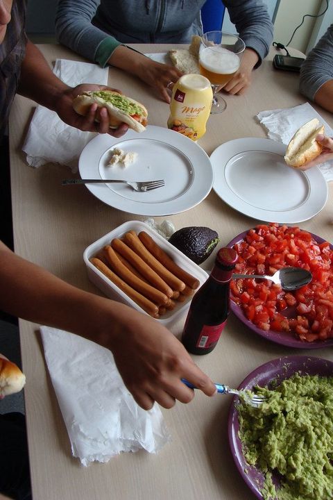 Chilean Completos for lunch