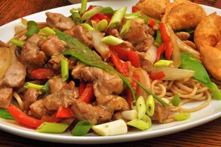 Mmm... pork lo mein