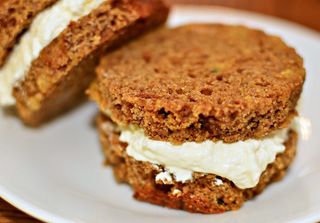 Mmm... Boston brown bread with cream cheese