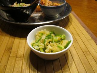2011-10 Jellyfish and cucumber salad