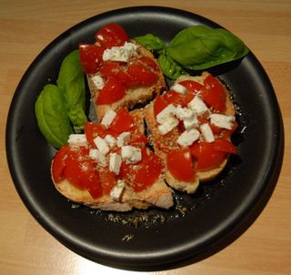 Il mio primo tentativo di dakos / My first dakos attempt