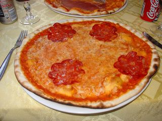 Spicy Salami Pizza