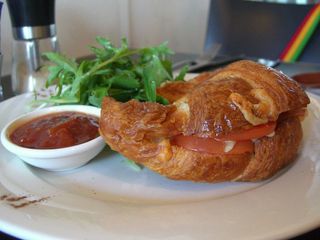 Toasted Cheese and Tomato Croissant with Tomato Chutney - Icoco Cafe & Food Store