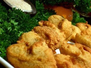 Eggplant Fritters close-up - Molley