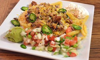Mmm... carnitas cheese fries