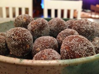 Home made rum balls - let the holidays begin!