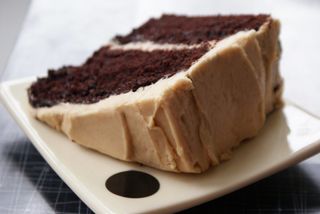 Tarta de chocolate y nata