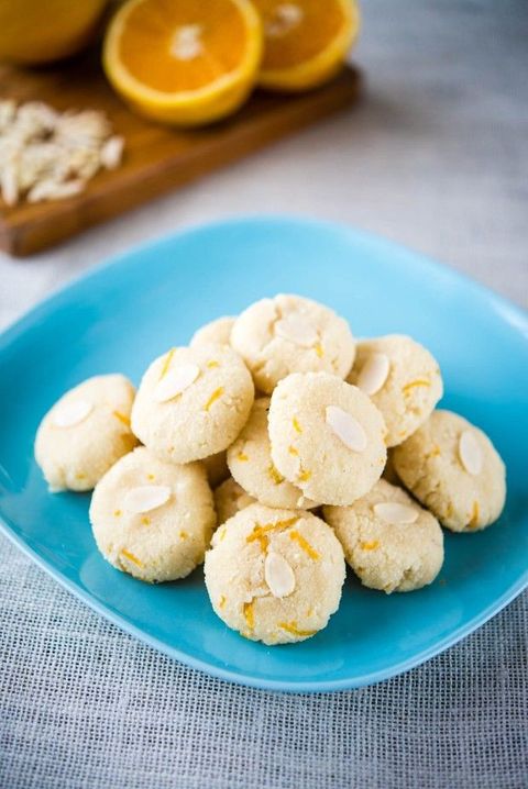 Chewy Orange & Almond Biscuits
