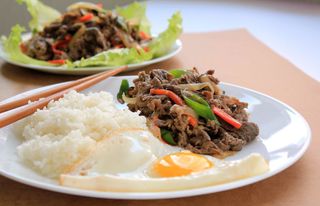 Korean marinated beef [Bulgogi]
