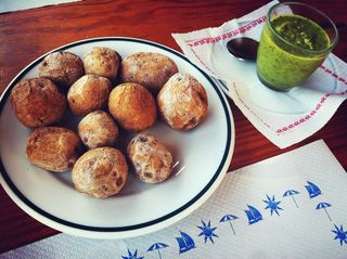 Papas arrugadas con Mojo