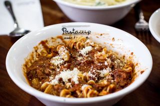 Spirals With Bolognese Sauce