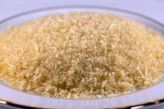 Cooking gelatin crystals