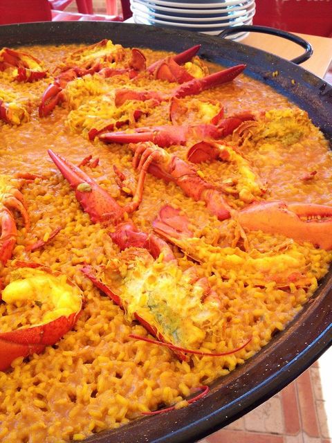 Paella de Bogavante por la familia