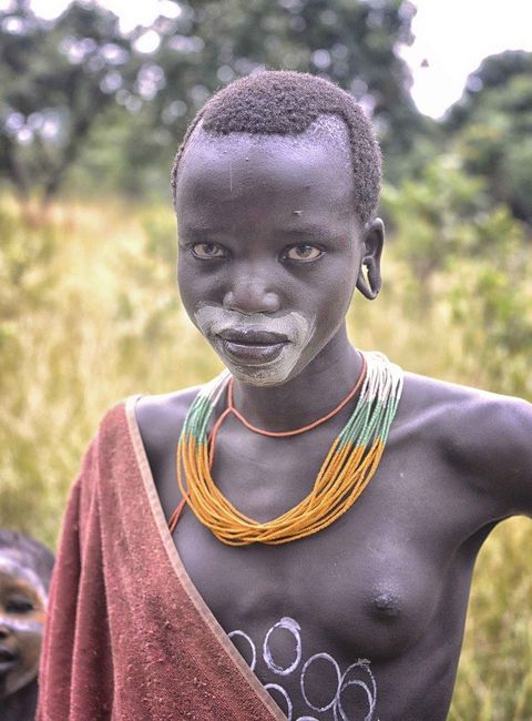 Suri Girl, Kibbish, Ethiopia