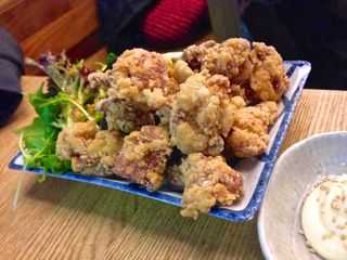 Side dish: Chicken karaage at Ramen Ya in Bourke St, Melbourne