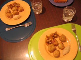 Falafel y hummus
