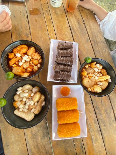 Bakso aci, Risol mayo & Pisang coklat