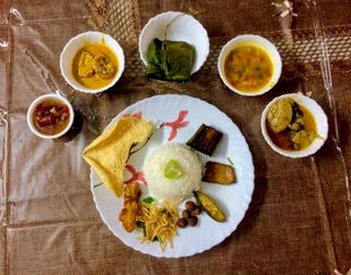 Bengali Aiburo Bhaat Thali, Own Home, Kolkata, West Bengal