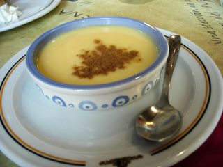 Bowl of natillas at Madrid