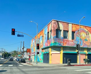 Cantiq (clothes shop) and El Centro Avenue (Los Angeles) July 2023