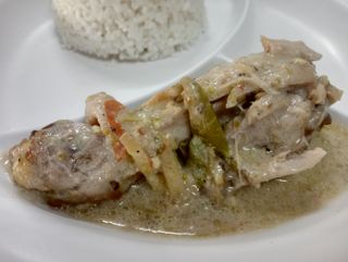 Chicken Halang Halang (A Visayan dish)