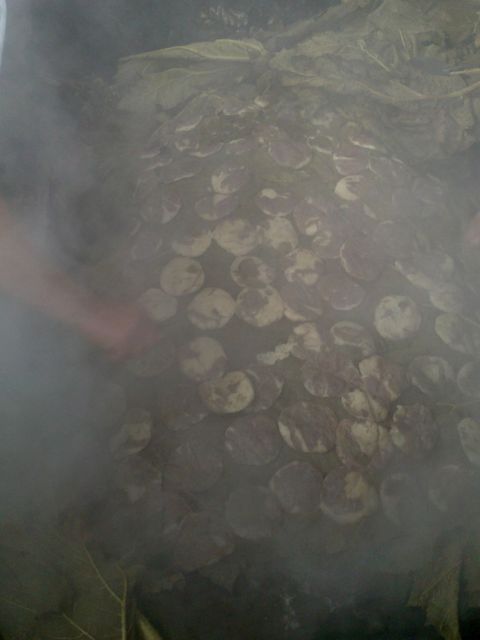 Curanto con chapaleles