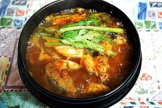 Dongtae jjigae (pollock stew)