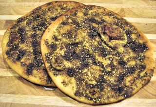 Israeli zaatar manakeesh