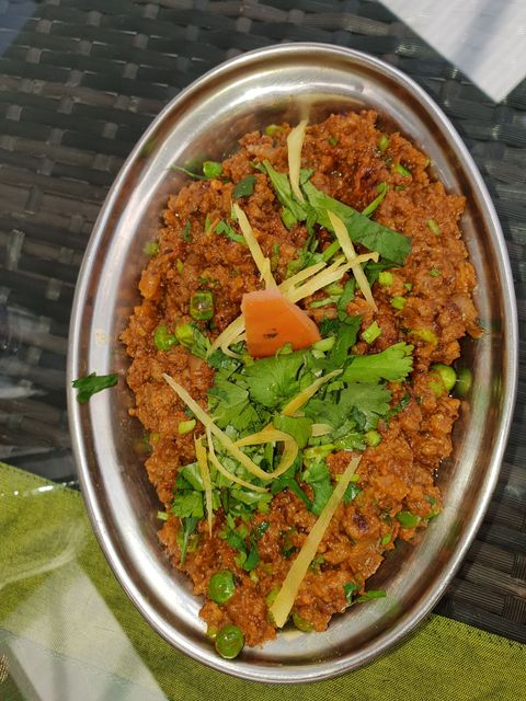 Keema Matar (a dish from India)