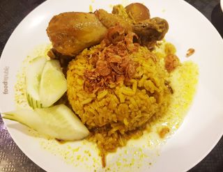 Khao mok kai (chicken biryani), Bangkok, 2018-10-09